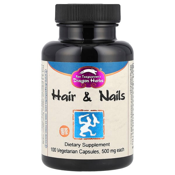 <img alt="Dragon Herbs, Hair & Nails, 100 Vegetarian Capsules" title="Dragon Herbs, Hair & Nails, 100 Vegetarian Capsules,679372002242"