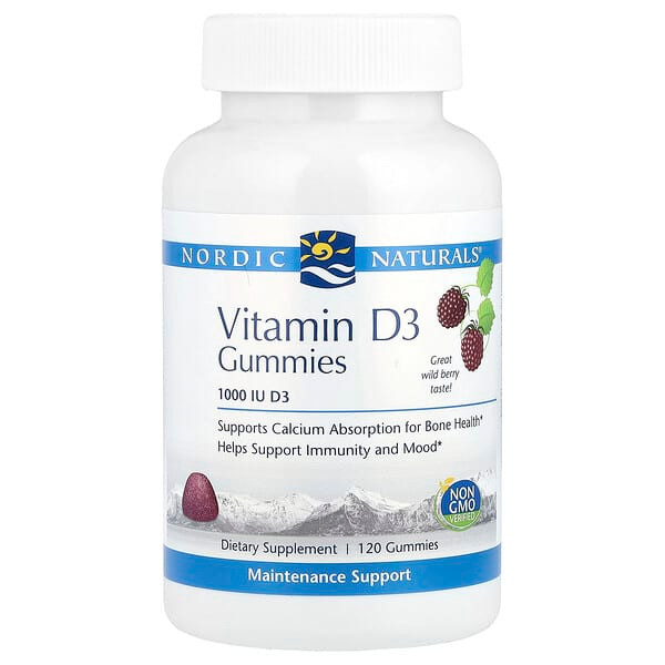 <img alt="Nordic Naturals, Vitamin D3 Gummies, Wild Berry, 1,000 IU, 120 Gummies" title="Nordic Naturals, Vitamin D3 Gummies, Wild Berry, 1,000 IU, 120 Gummies,768990311468"