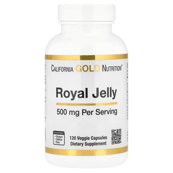 <img alt="California Gold Nutrition, Royal Jelly, 500 mg, 120 Veggie Capsules" title="California Gold Nutrition, Royal Jelly, 500 mg, 120 Veggie Capsules,898220009541"