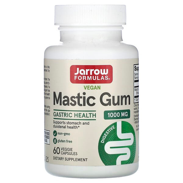 <img alt="Jarrow Formulas, Vegan Mastic Gum, 60 Veggie Capsules (500 mg per Capsule)" title="Jarrow Formulas, Vegan Mastic Gum, 60 Veggie Capsules (500 mg per Capsule),790011230076"