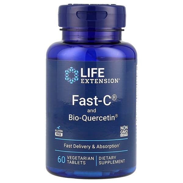 <img alt="Life Extension, Fast-C and Bio-Quercetin, 60 Vegetarian Tablets" title="Life Extension, Fast-C and Bio-Quercetin, 60 Vegetarian Tablets,737870222965"