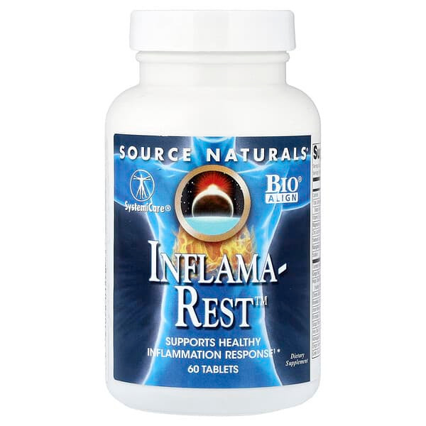 <img alt="Source Naturals, Inflama-Rest, 60 Tablets" title="Source Naturals, Inflama-Rest, 60 Tablets,021078015789"