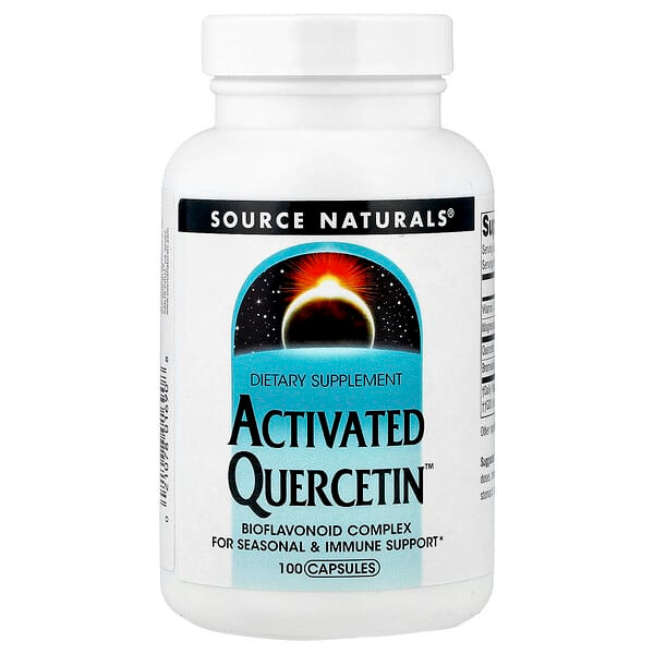 <img alt="Source Naturals, Activated Quercetin, 100 Capsules" title="Source Naturals, Activated Quercetin, 100 Capsules,021078016908"