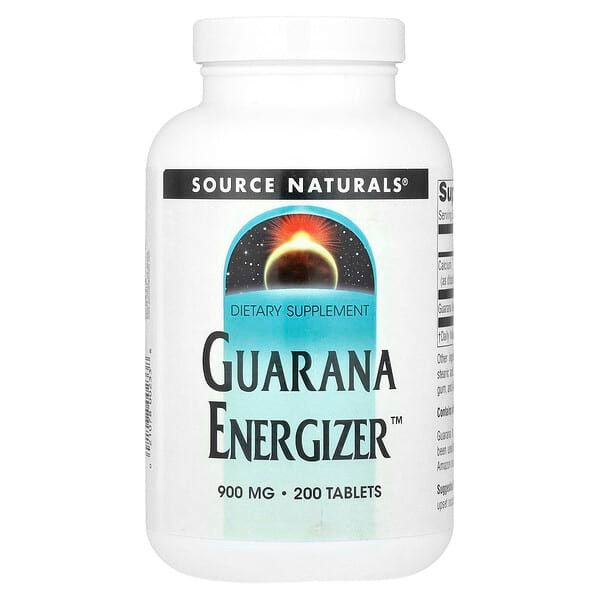 <img alt="Source Naturals, Guarana Energizer, 200 Tablets" title="Source Naturals, Guarana Energizer, 200 Tablets,021078002338"