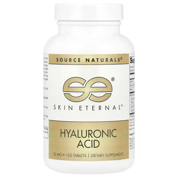 <img alt="Source Naturals, Skin Eternal, Hyaluronic Acid, 120 Tablets" title="Source Naturals, Skin Eternal, Hyaluronic Acid, 120 Tablets,021078016267"