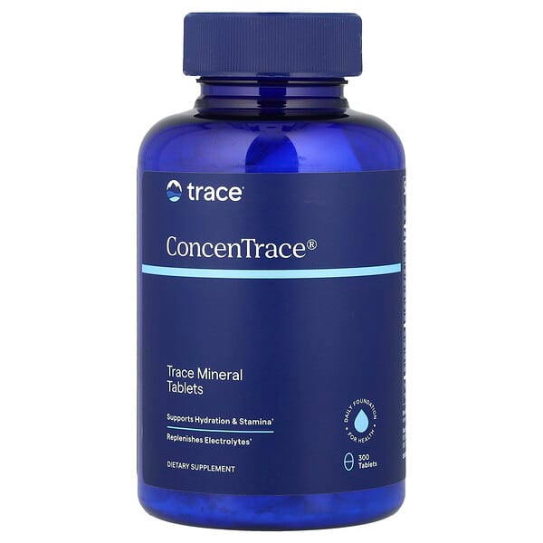 <img alt="Trace, ConcenTrace, Trace Mineral Tablets, 300 Tablets" title="Trace, ConcenTrace, Trace Mineral Tablets, 300 Tablets,878941001062"