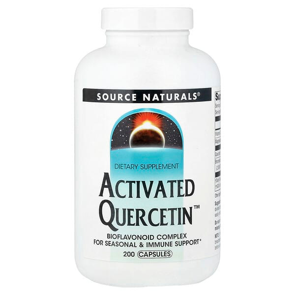 <img alt="Source Naturals, Activated Quercetin, 200 Capsules" title="Source Naturals, Activated Quercetin, 200 Capsules,021078016915"