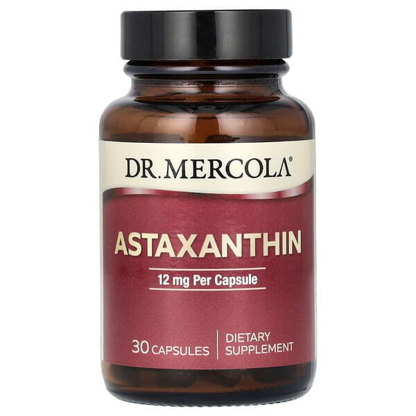 <img alt="Dr. Mercola, Astaxanthin, 12 mg, 30 Capsules" title="Dr. Mercola, Astaxanthin, 12 mg, 30 Capsules,810487031301"