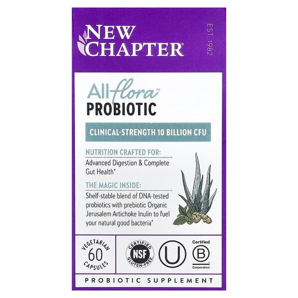 <img alt="New Chapter, All-Flora Probiotic, 60 Vegetarian Capsules" title="New Chapter, All-Flora Probiotic, 60 Vegetarian Capsules,727783901835"