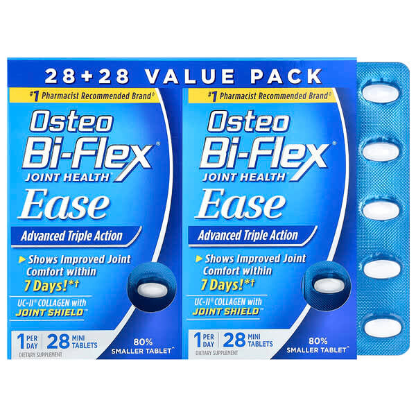 <img alt="Osteo Bi-Flex, Joint Health, Ease, Advanced Triple Action, 2 Pack, 28 Mini Tablets Each" title="Osteo Bi-Flex, Joint Health, Ease, Advanced Triple Action, 2 Pack, 28 Mini Tablets Each,030768793548"