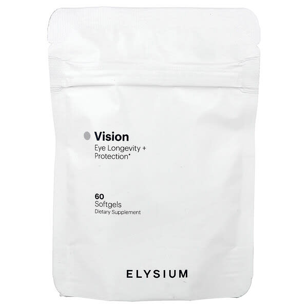 <img alt="Elysium, Vision, 60 Softgels" title="Elysium, Vision, 60 Softgels,850027537146"