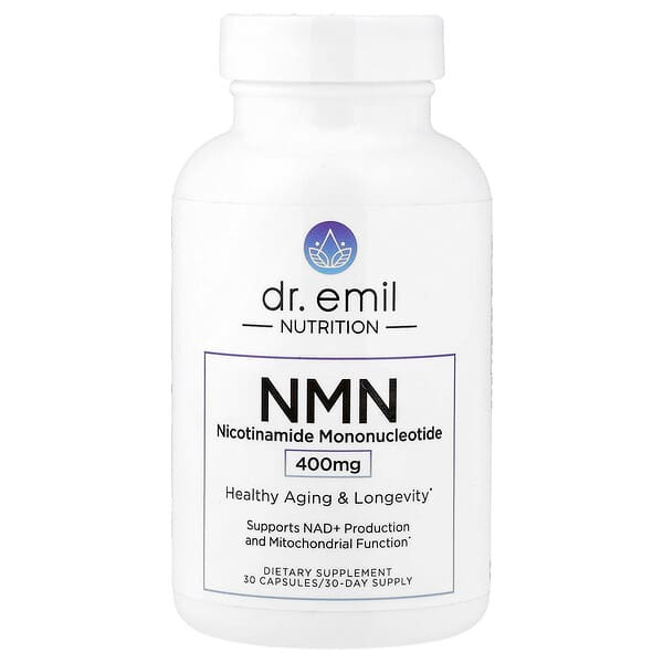 <img alt="Dr. Emil Nutrition, NMN, 400 mg, 30 Capsules" title="Dr. Emil Nutrition, NMN, 400 mg, 30 Capsules,850002956672"