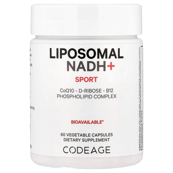 <img alt="Codeage, Sport, Liposomal NADH+, 60 Vegetable Capsules" title="Codeage, Sport, Liposomal NADH+, 60 Vegetable Capsules,850049609197"