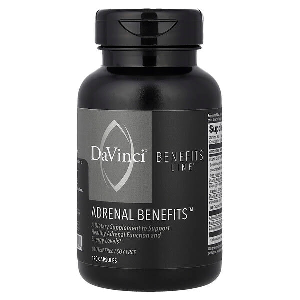 <img alt="DaVinci Laboratories, Benefits Line, Adrenal Benefits, 120 Capsules" title="DaVinci Laboratories, Benefits Line, Adrenal Benefits, 120 Capsules,026664005502"