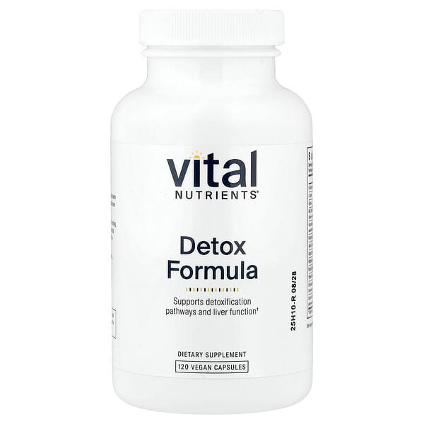 <img alt="Vital Nutrients, Detox Formula, 120 Vegan Capsules" title="Vital Nutrients, Detox Formula, 120 Vegan Capsules,693465255216"