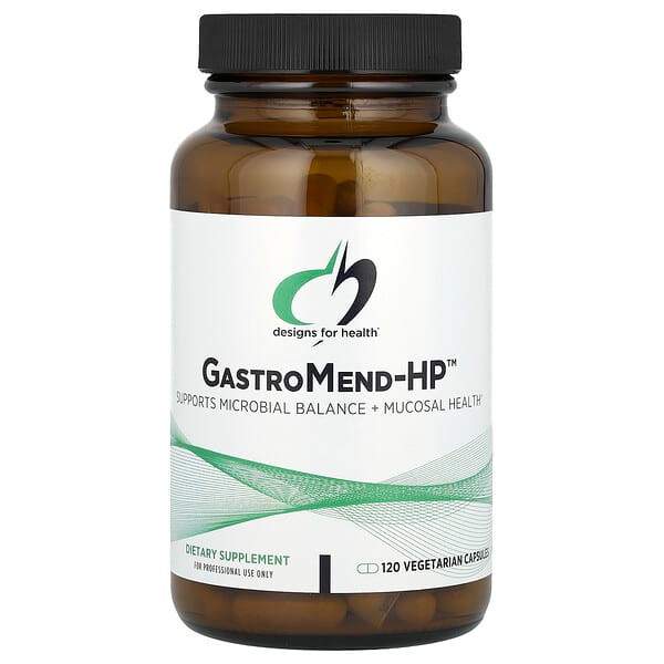 <img alt="Designs For Health, GastroMend-HP, 120 Vegetarian Capsules" title="Designs For Health, GastroMend-HP, 120 Vegetarian Capsules,879452005563"