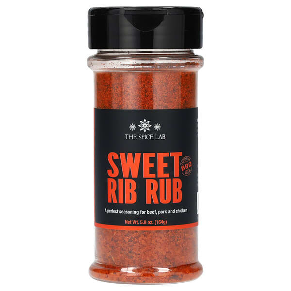<img alt="The Spice Lab, Sweet Rib Rub, 5.8 oz (164 g)" title="The Spice Lab, Sweet Rib Rub, 5.8 oz (164 g),846836063907"