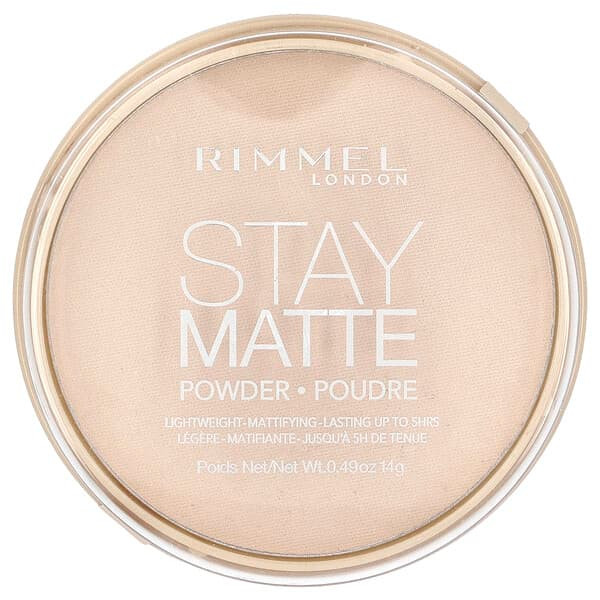 <img alt="Rimmel London, Stay Matte, Lightweight Mattifying Powder, 011 Creamy Natural, 0.49 oz (14 g)" title="Rimmel London, Stay Matte, Lightweight Mattifying Powder, 011 Creamy Natural, 0.49 oz (14 g),3607342389625"