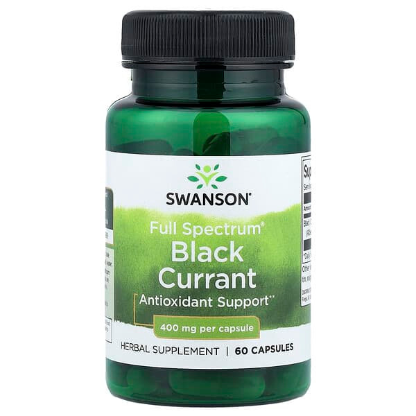 <img alt="Swanson Vitamins, Full Spectrum Black Currant, 400 mg, 60 Capsules" title="Swanson Vitamins, Full Spectrum Black Currant, 400 mg, 60 Capsules,087614112725"