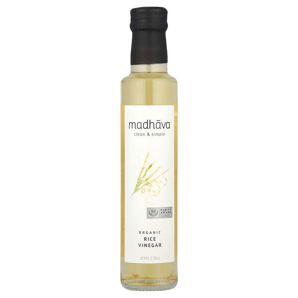 <img alt="Madhava, Organic Rice Vinegar, 8.45 fl oz (250 ml)" title="Madhava, Organic Rice Vinegar, 8.45 fl oz (250 ml),078314401035"