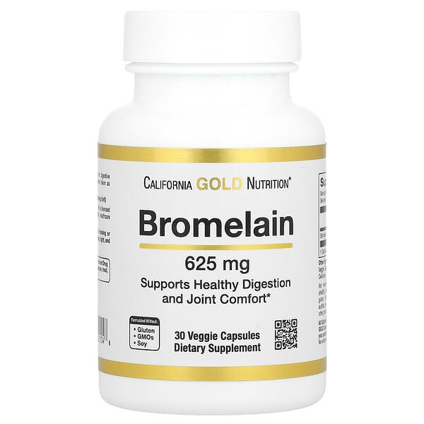 <img alt="California Gold Nutrition, Bromelain, 625 mg, 30 Veggie Capsules" title="California Gold Nutrition, Bromelain, 625 mg, 30 Veggie Capsules,898220021048"
