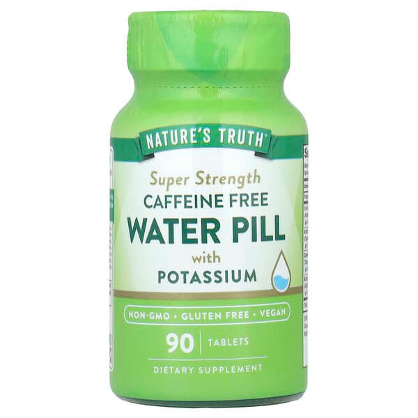<img alt="Natures Truth, Water Pill with Potassium, Caffeine Free, 90 Tablets" title="Natures Truth, Water Pill with Potassium, Caffeine Free, 90 Tablets,840093109095"