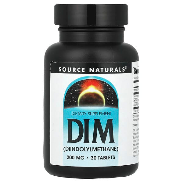<img alt="Source Naturals, DIM, 200 mg, 30 Tablets" title="Source Naturals, DIM, 200 mg, 30 Tablets,021078025887"