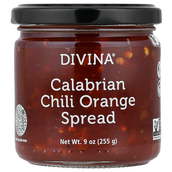 <img alt="Divina, Calabrian Chili Orange Spread, 9 oz (255 g)" title="Divina, Calabrian Chili Orange Spread, 9 oz (255 g),631723203913"