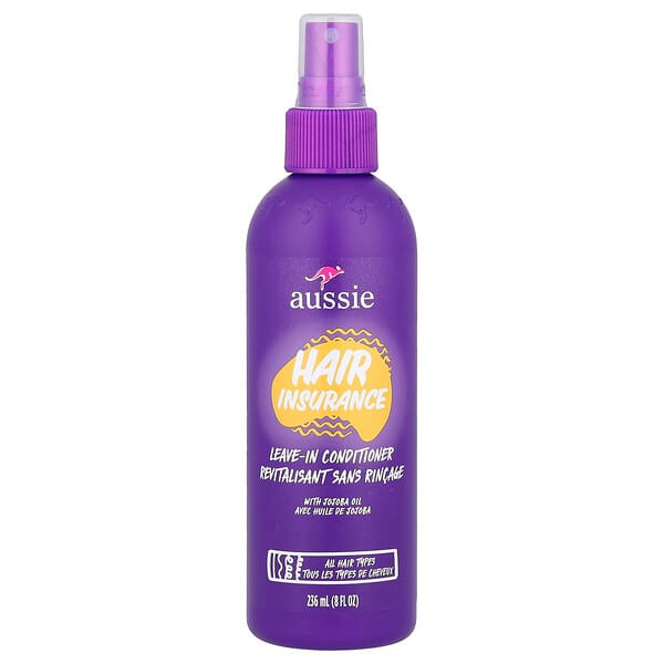 <img alt="Aussie, Hair Insurance, Leave-In Conditioner with Jojoba Oil, All Hair Types, 8 fl oz (236 ml)" title="Aussie, Hair Insurance, Leave-In Conditioner with Jojoba Oil, All Hair Types, 8 fl oz (236 ml),381519189289"