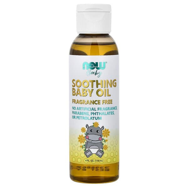 <img alt="Now Foods, Soothing Baby Oil, Fragrance Free, 4 fl oz (118 ml)" title="Now Foods, Soothing Baby Oil, Fragrance Free, 4 fl oz (118 ml),733739082305"
