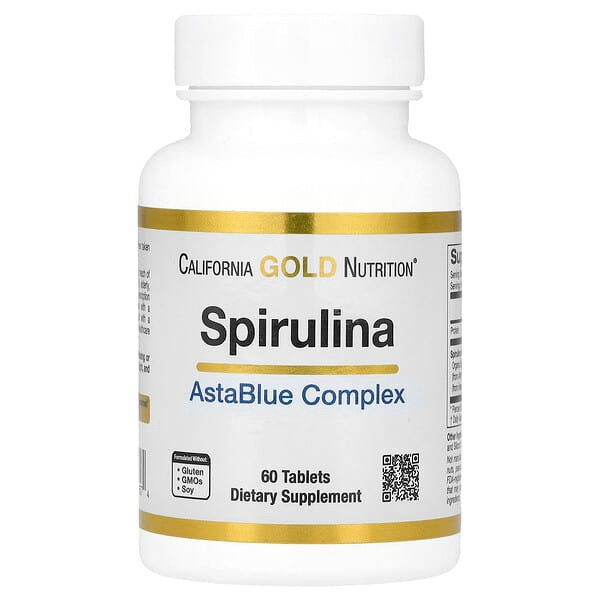 <img alt="California Gold Nutrition, Spirulina, Organic AstaBlue Complex Blend, 60 Tablets" title="California Gold Nutrition, Spirulina, Organic AstaBlue Complex Blend, 60 Tablets,898220018574"