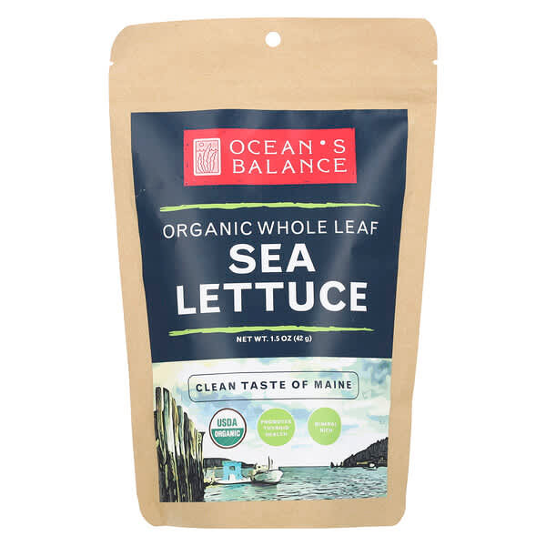 <img alt="Oceans Balance, Organic Whole Leaf Sea Lettuce, 1.5 oz (42 g)" title="Oceans Balance, Organic Whole Leaf Sea Lettuce, 1.5 oz (42 g),854654008390"
