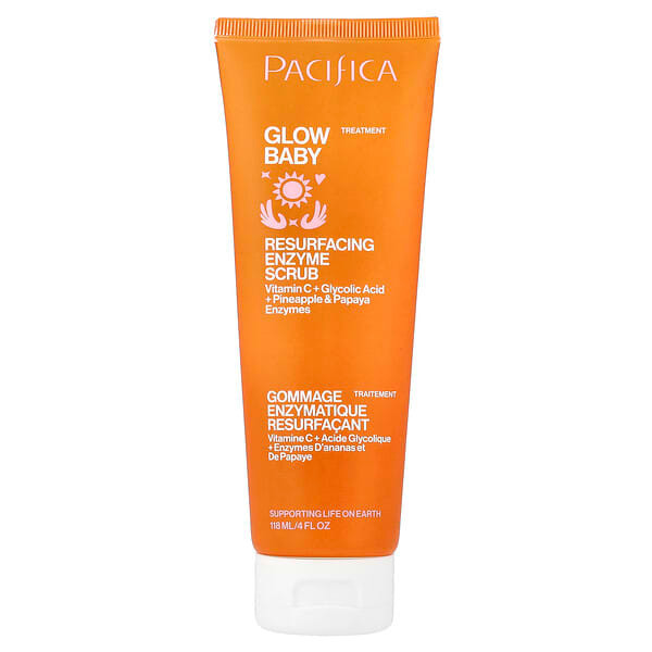 <img alt="Pacifica, Glow Baby, Resurfacing Enzyme Scrub, 4 fl oz (118 ml)" title="Pacifica, Glow Baby, Resurfacing Enzyme Scrub, 4 fl oz (118 ml),687735306272"