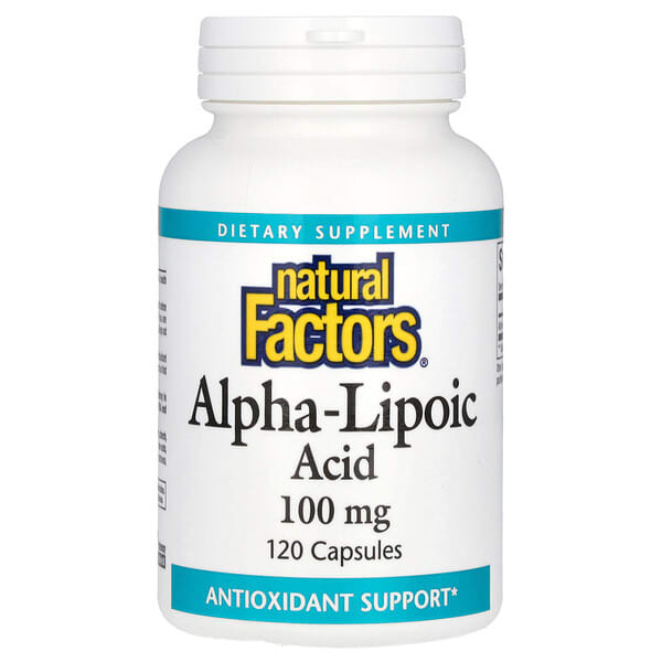 <img alt="Natural Factors, Alpha-Lipoic Acid, 100 mg, 120 Capsules" title="Natural Factors, Alpha-Lipoic Acid, 100 mg, 120 Capsules,068958020969"