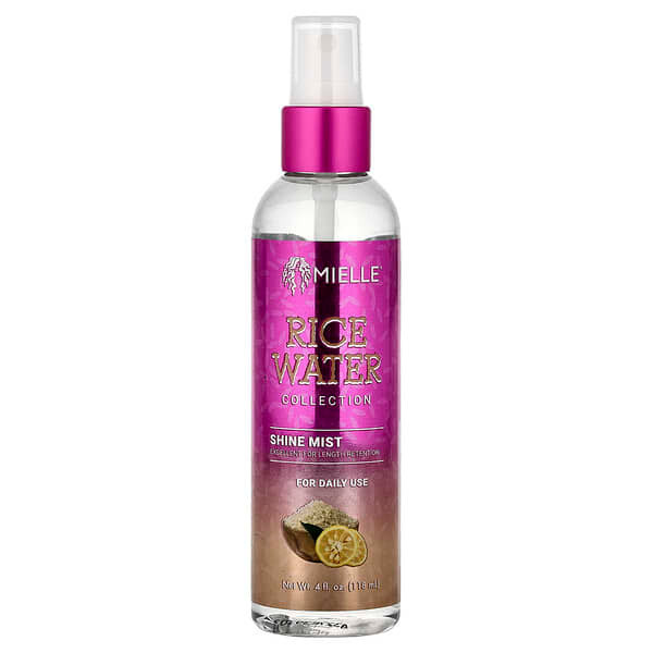 <img alt="Mielle, Rice Water Collection, Shine Mist, 4 fl oz (118 ml)" title="Mielle, Rice Water Collection, Shine Mist, 4 fl oz (118 ml),850001265263"