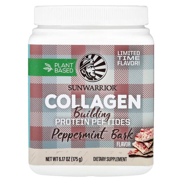 <img alt="Sunwarrior, Plant Based Collagen, Peppermint Bark, 6.17 oz (175 g)" title="Sunwarrior, Plant Based Collagen, Peppermint Bark, 6.17 oz (175 g),814784029849"