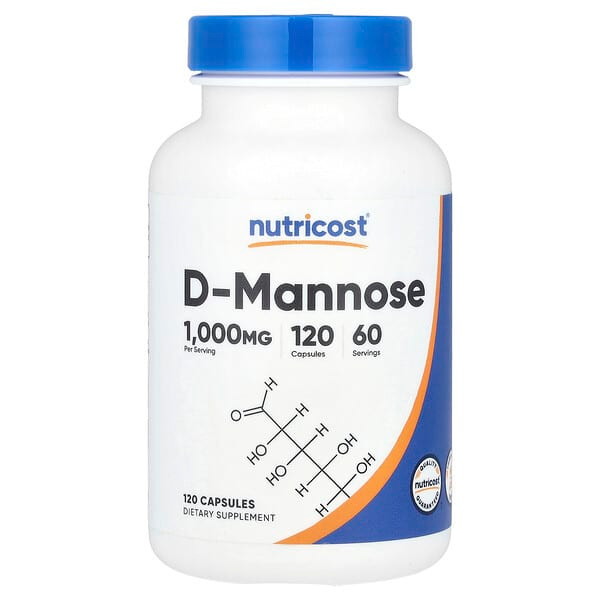 <img alt="Nutricost, D-Mannose, 120 Capsules (500 mg per Capsule)" title="Nutricost, D-Mannose, 120 Capsules (500 mg per Capsule),810139572770"