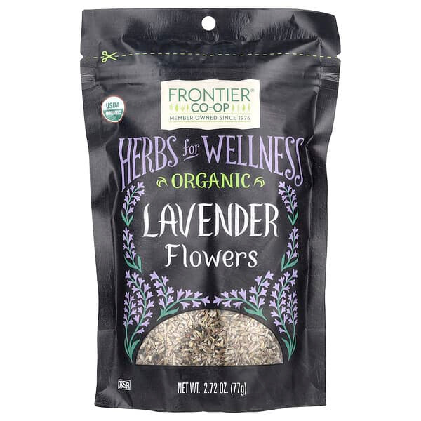 <img alt="Frontier Co-op, Organic Lavender Flowers, 2.72 oz (77 g)" title="Frontier Co-op, Organic Lavender Flowers, 2.72 oz (77 g),089836311160"