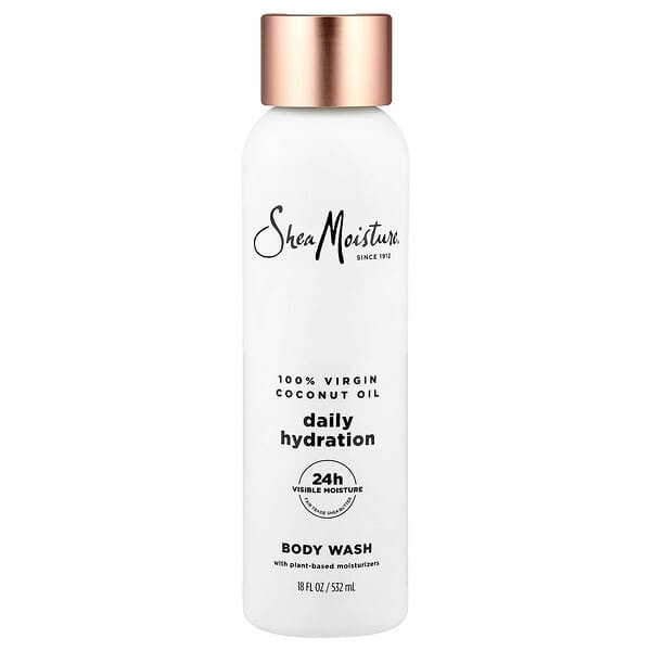 <img alt="SheaMoisture, Daily Hydration Body Wash, 100% Virgin Coconut Oil, 18 fl oz (532 ml)" title="SheaMoisture, Daily Hydration Body Wash, 100% Virgin Coconut Oil, 18 fl oz (532 ml),764302026068"