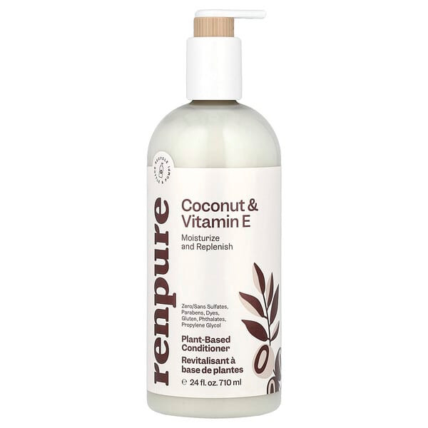 <img alt="Renpure, Plant-Based Conditioner, Coconut & Vitamin E , 24 fl oz (710 ml)" title="Renpure, Plant-Based Conditioner, Coconut & Vitamin E , 24 fl oz (710 ml),810333028691"