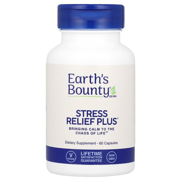 <img alt="Earths Bounty, Stress Relief Plus, 60 Capsules" title="Earths Bounty, Stress Relief Plus, 60 Capsules,707990251008"