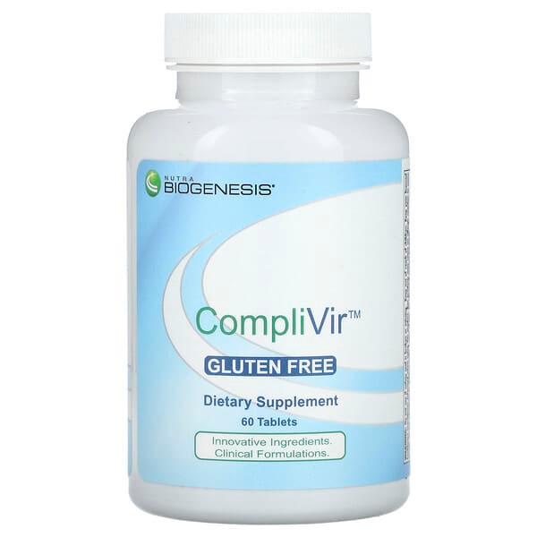 <img alt="Nutra BioGenesis, CompliVir, 60 Tablets" title="Nutra BioGenesis, CompliVir, 60 Tablets,812806500291"