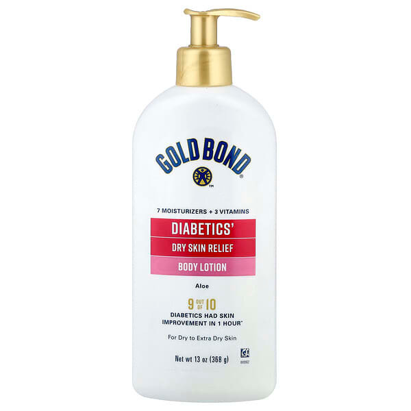 <img alt="Gold Bond, Diabetics, Body Lotion, Dry Skin Relief, Aloe, For Dry to Extra Dry Skin, 13 oz (368 g)" title="Gold Bond, Diabetics, Body Lotion, Dry Skin Relief, Aloe, For Dry to Extra Dry Skin, 13 oz (368 g),041167053508"