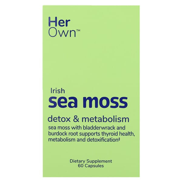 <img alt="Her Own, Irish Sea Moss, 60 Capsules" title="Her Own, Irish Sea Moss, 60 Capsules,035046134228"
