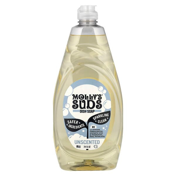 <img alt="Mollys Suds, Dish Soap, Unscented, 24 fl oz" title="Mollys Suds, Dish Soap, Unscented, 24 fl oz,852835006258"