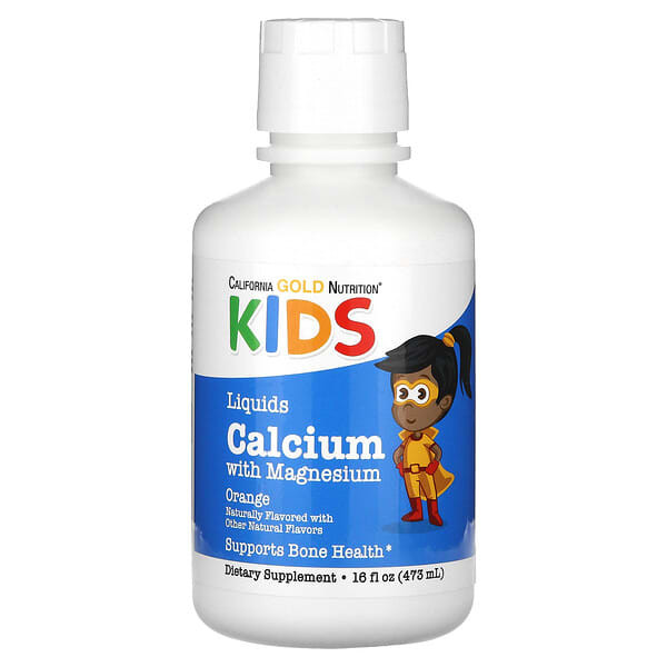<img alt="California Gold Nutrition, Childrens Liquid Calcium with Magnesium, Vitamin D and Zinc, 16 fl oz (473 ml)" title="California Gold Nutrition, Childrens Liquid Calcium with Magnesium, Vitamin D and Zinc, 16 fl oz (473 ml),898220020959"