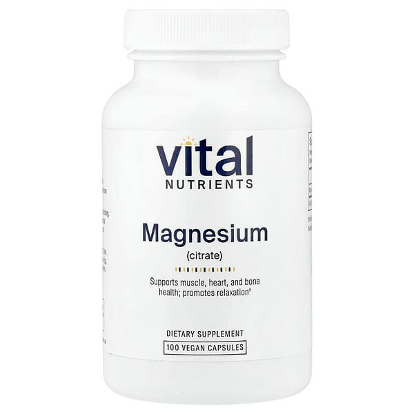 <img alt="Vital Nutrients, Magnesium Citrate, 100 Vegan Capsules (150 mg per Capsule)" title="Vital Nutrients, Magnesium Citrate, 100 Vegan Capsules (150 mg per Capsule),693465305119"