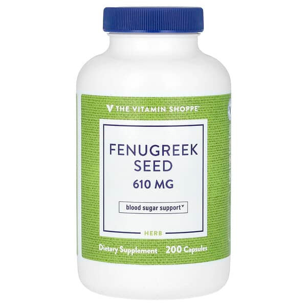 <img alt="The Vitamin Shoppe, Fenugreek Seed, 610 mg, 200 Capsules" title="The Vitamin Shoppe, Fenugreek Seed, 610 mg, 200 Capsules,766536017461"