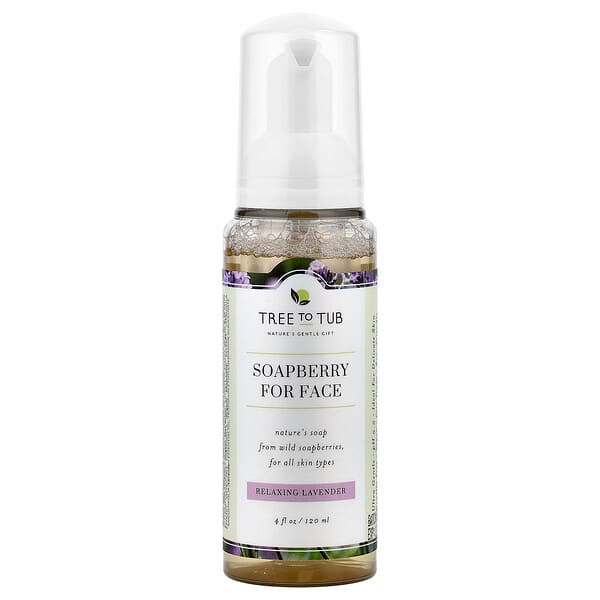 <img alt="Tree To Tub, Soapberry For Face, For All Skin Types, Relaxing Lavender , 4 fl oz (120 ml)" title="Tree To Tub, Soapberry For Face, For All Skin Types, Relaxing Lavender , 4 fl oz (120 ml),724597482369"