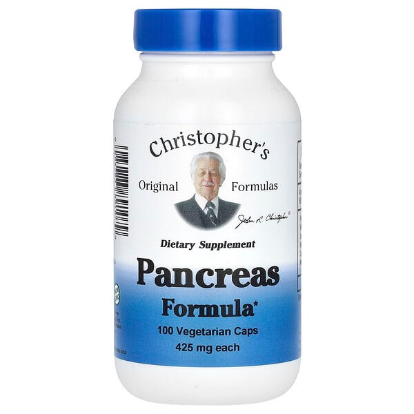 <img alt="Christophers Original Formulas, Pancreas Formula, 100 Vegetarian Caps" title="Christophers Original Formulas, Pancreas Formula, 100 Vegetarian Caps,084783891079"